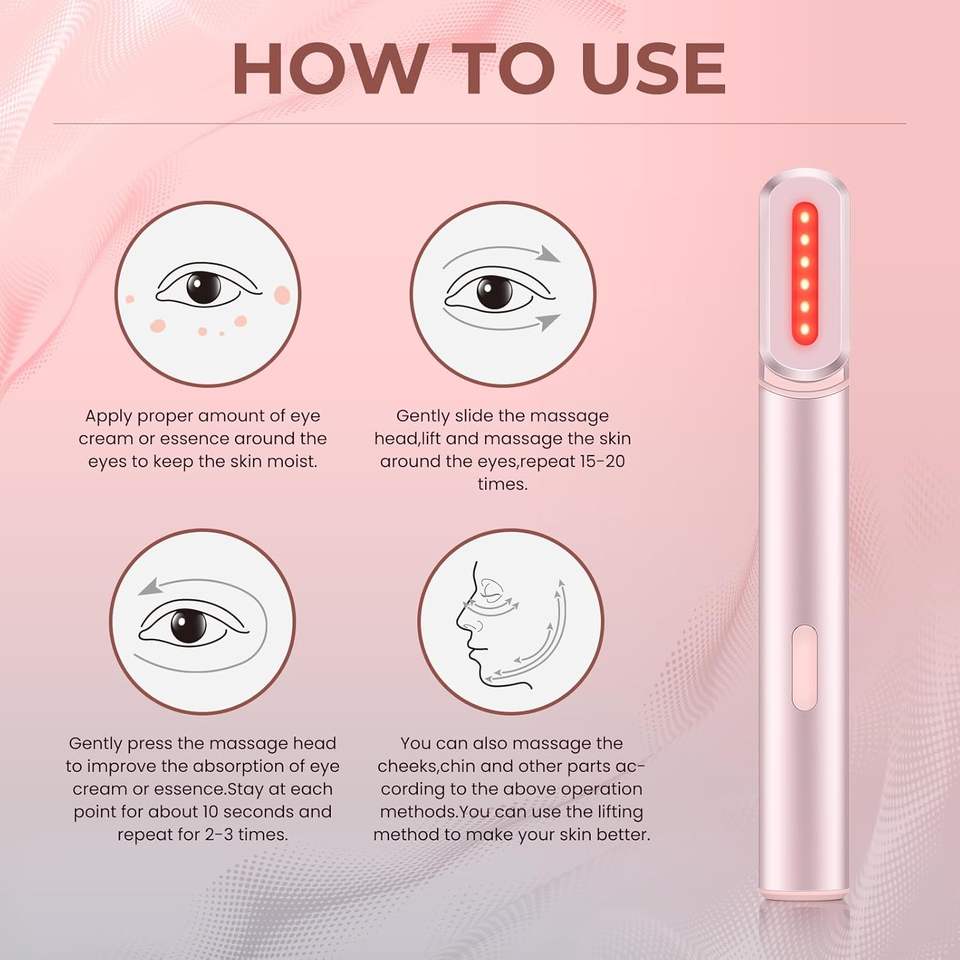 Dermara™ Glow Wand 4-in-1 Red Light Therapy for Radiant Skin